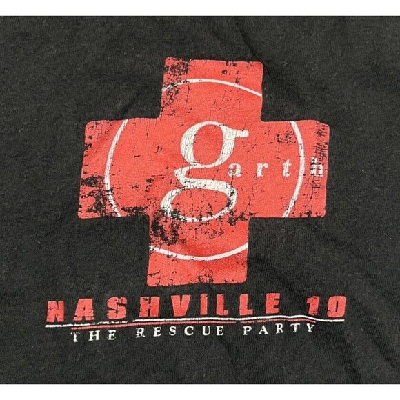 GARTH BROOKS Shirt 2010 Rescue Party Nashville 10‎ Flood Benefit Concert Large - Picture 2 of 7